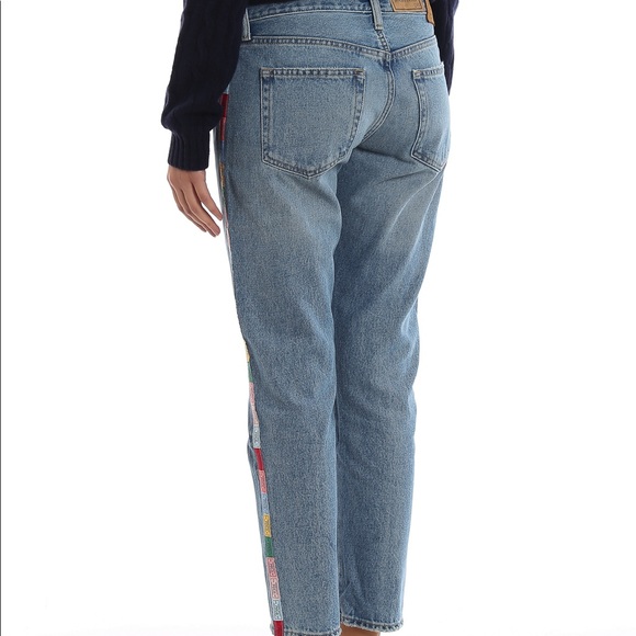 RARE Polo Ralph Lauren Avery Boyfriend logo Jeans - Picture 15 of 16